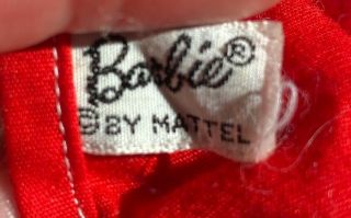 Vintage Mattel Barbie Fashion PAK RED APRON with CHEF ' S HAT What ' s Cookin ' ? 3