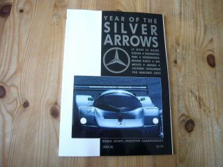 Mercedes - Benz Year Of The Silver Arrows 1989 - 90 Yearbook,  Rare,  Near -