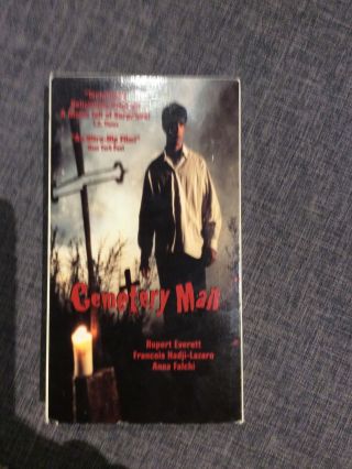 Cemetery Man 1994 Vhs Rare Erotic/horror Oop Htf