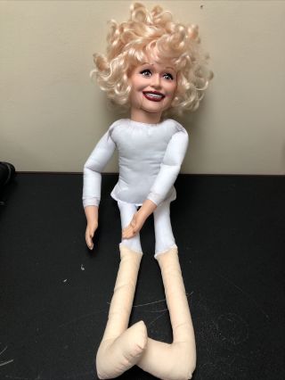 Goldberger Carol Channing Ventriloquist Doll 30” Rare Doll Has No Clothing