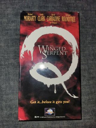 Q The Winged Serpent Horror Vhs Cult Rare Gore Classic Tape Video