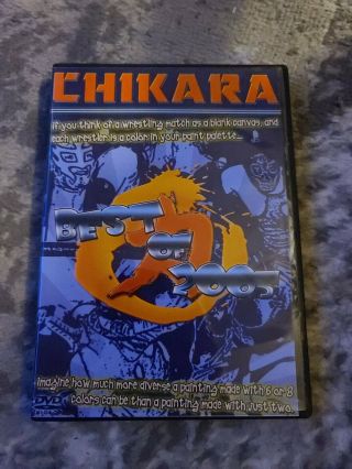 Chikara Wrestling Best Of 2005 2 Disc Dvd Set Rare Out Of Print Aew Nxt Wwe