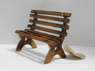 Doll House Doll Furniture Wooden Bench