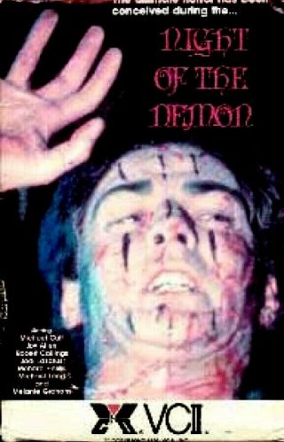 Vhs Night Of The Demon 1983 Aka Revenge Of Bigfoot Michael Cutt Ntsc Rare Vcii