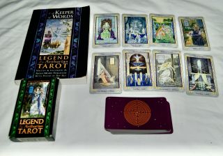 Vintage Legend The Arthurian Tarot Ferguson Book Cards Deck Occult Rare Oop