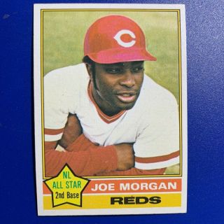 1976 Topps Joe Morgan Cincinnati Reds 420 Baseball Card Hof