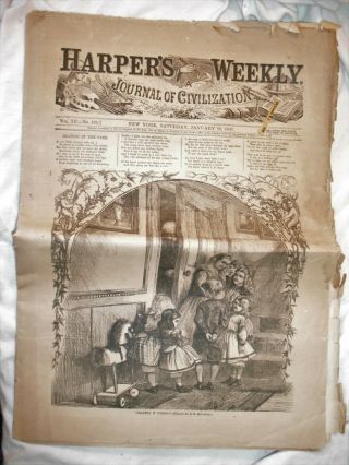 Antique 1867 Harper 