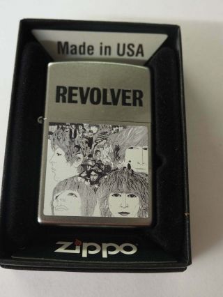 Rare Limited Edition Beatles Revolver Zippo Lighter