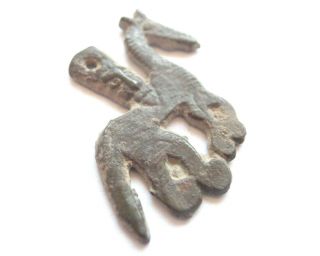 Exclusively rare Ancient Celtic Druids Bronze Amulet HORSEMAN Wearable 2