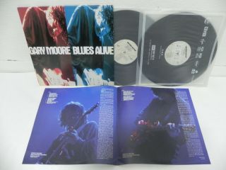 Gary Moore - Blues Alive 1993 Rare Korea Double Lp Vinyl W/insert