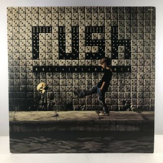 Rush Roll The Bones Lp Vinyl Brazil 1991 W/ Insert Rare Ex/ex Atlantic