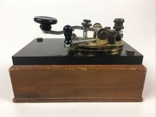 Very Rare Vintage Telegraph Key J2 Lighter Made In Japan/usa - Morse Code