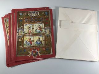 Greeting Cards For Christmas Religions 10 Cards 1 Box Vintage