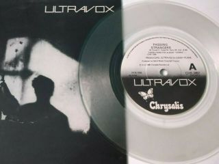 Ultravox 7 " Clear Vinyl - Passing Strangers Rare 1980 Single Numan Omd Depeche