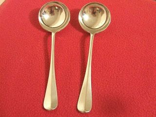 Antique Silver Plated Small Ladles By T.  B.  & S.