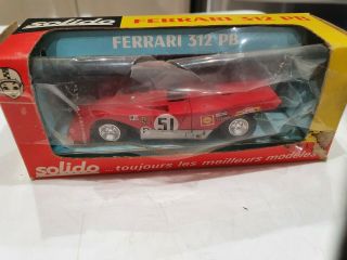 Rare Solido Ferrari 312 Pb 1/43 Scale