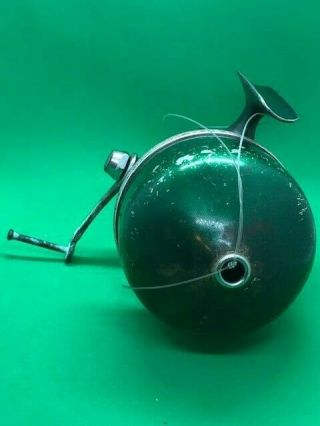 Vintage Green Shakespeare SPIN WONDEREEL No1760 Model FG American Spinning Reel 2