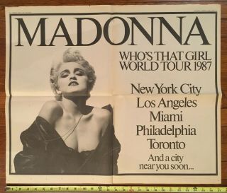 Rare Madonna 1987 Who 