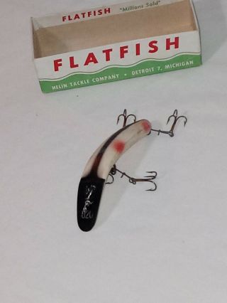 Vintage Salmon/trout Helin Flatfish Crankbait U20 Pe