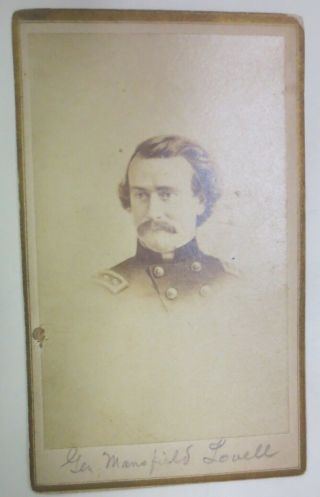 Rare Civil War Image Of Civil War Confederate General Mansfield Lovell