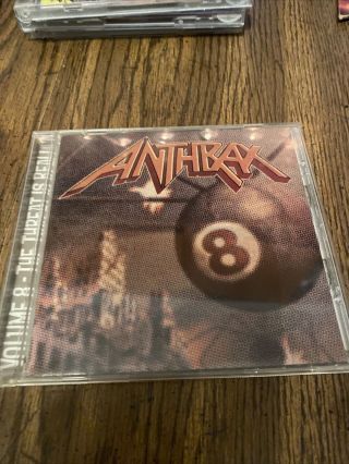Volume 8 - The Threat Is Real By Anthrax Oop Rare (ignition Records - 1998)