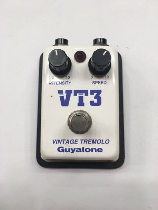 Guyatone Vt - 3 Micro Vintage Analog Tremolo Rare Guitar Effect Pedal Mij Japan