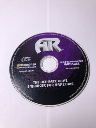 Very Rare Nintendo Gamecube Action Replay (disc Only)
