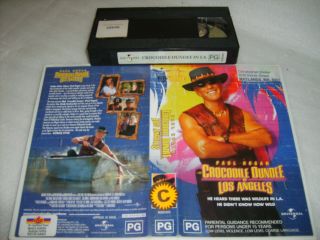 Crocodile Dundee In Los Angeles - Rare Universal Pictures Vhs Issue - Paul Hogan