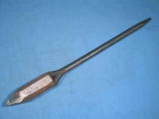 Antique Hungerford 2 Copper Tip Hand Forged Soldering Iron W/ H - Anvil Logo Usa