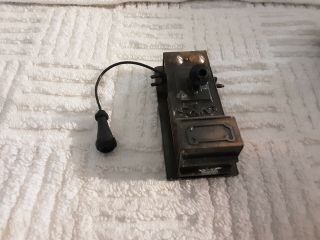 Vintage Durham Industries Metal Miniature Antique Wall Phone