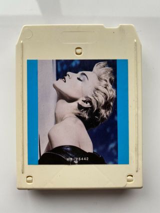 Madonna True Blue 8 Track Tape Cartridge Rare Og 1986 Pop