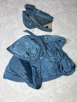 8” Vintage American Character Betsy Mccall Blue Rain Cape & Good 1