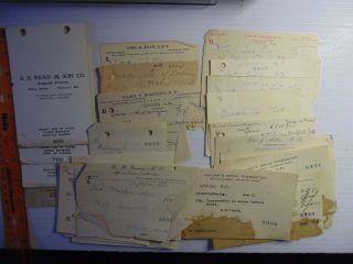 29 Prescriptions From 1915 1916 Amesbury Mass (or Nearby) Interesting
