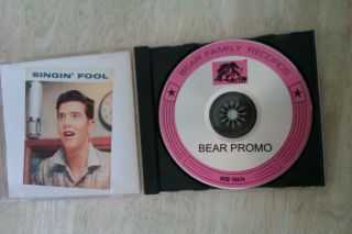 RARE SANFORD CLARK THE FOOL PROMO BEAR FAMILY 34 TRACK ROCKABILLY CD.  EX COND 2