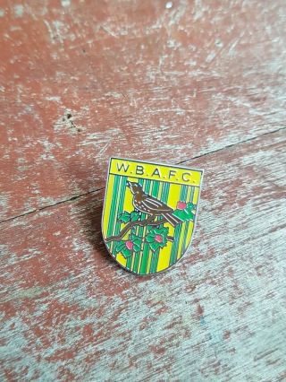 West Bromwich Albion Fc - Collectable Rare Football Pin Badge -