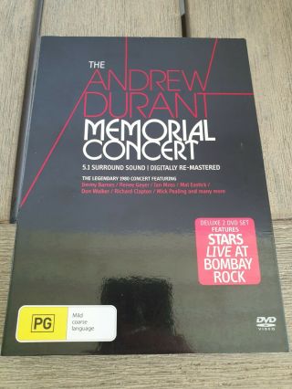 2dvd The Andrew Durant Memorial Concert (rare 80 