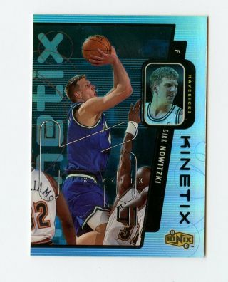 Dirk Nowitzki Rc 1998 - 99 Upper Deck Ionix Kinetix K11 Mavericks Rookie Rare Sp