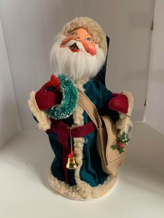 Vintage Annalee Old World Santa Made In Usa 14 Inches 1995