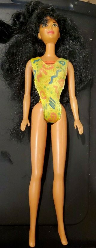 Vintage Barbie Doll Island Fun Miko 1987 Asian Pacific Islander Mattel