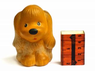 1960s - 1970s Vintage Ussr Russian Soviet Rubber Sound Toy Puppy