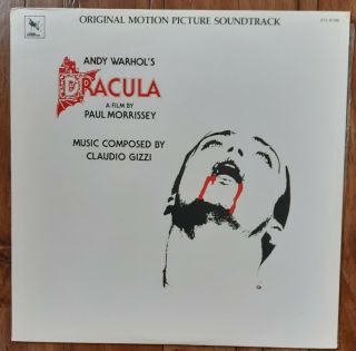 Claudio Gizzi Andy Warhols Dracula Rare 1982 Us Varese Sarabande Album