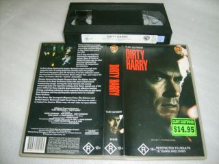 Dirty Harry - Rare 1971 Warner Movie - Clint Eastwood - Action Thriller On Vhs