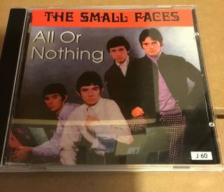 The Small Faces All Or Nothing Rare J60 Cd