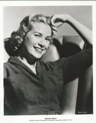 Grace Kelly 10x8 Pictorial Press Rare Archive Photo N3