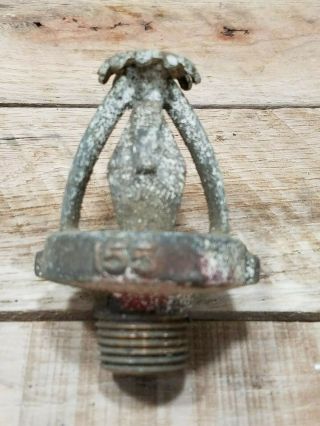 Antique Vintage Grinnell 155 " A " Frame Brass Fire Sprinkler Head 6