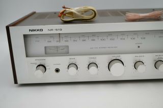Rare Vintage Nikko NR - 519 Stereo Receiver Amplifier Amp HiFi |, 3