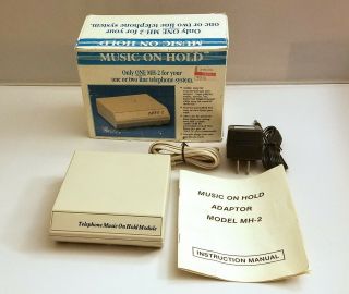 Tt Systems Telephone Music On Hold Playback System Mh - 2 - Vintage