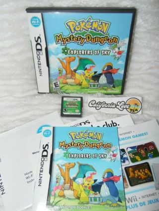 Pokémon Explorers Of Sky Nintendo Ds 2009 Rare 100 U.  S.  A.  Authentic ✔☆mint☆✔