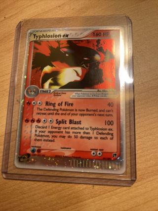 Typhlosion Ex 99/100 Ultra Rare Holo Foil Pokemon Card Nm