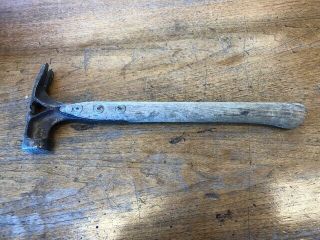 Rare Hart Tool Co " The Woody " Hw - 22 Pat Pending Hickory Handle Hammer
